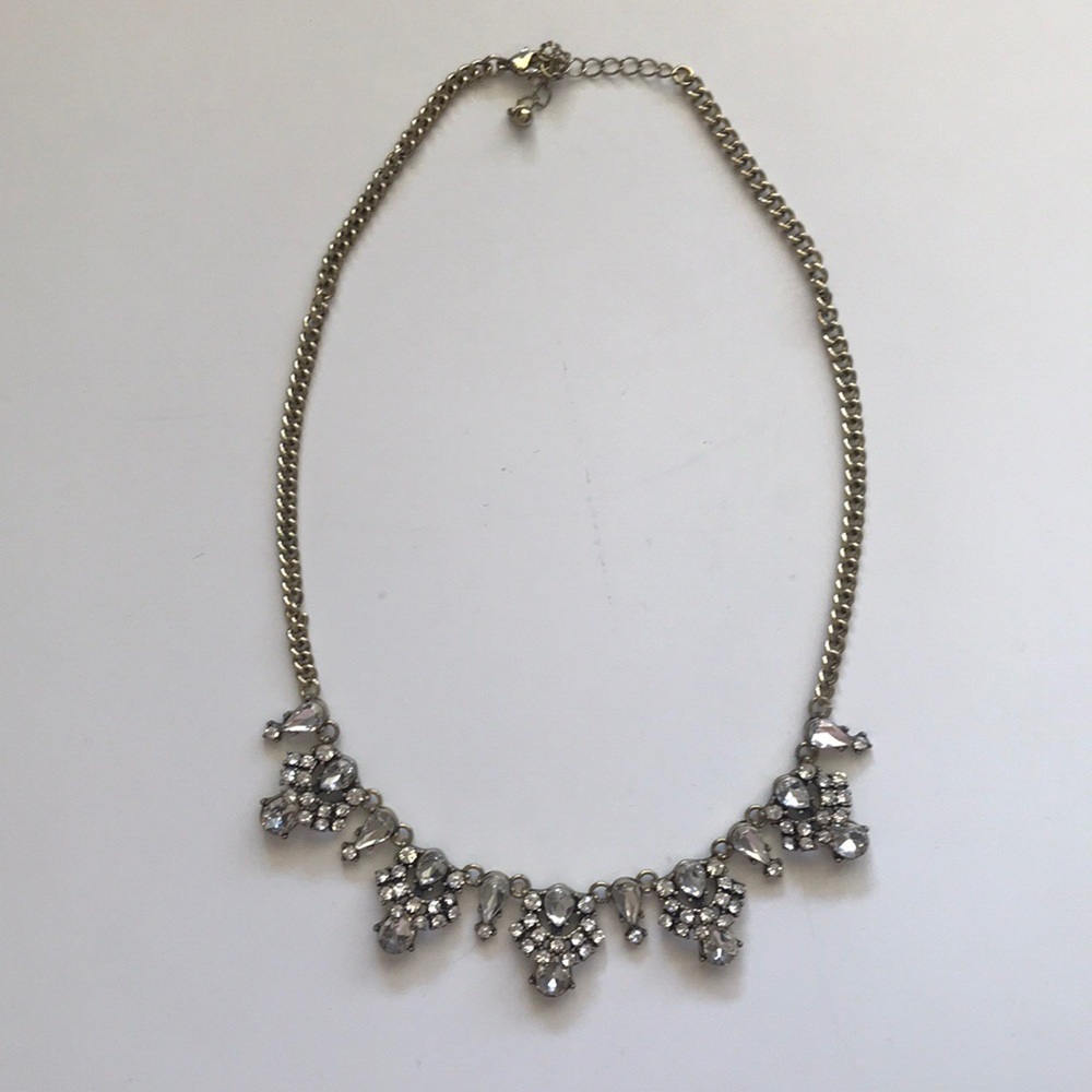 *BOGO* silver statement necklace